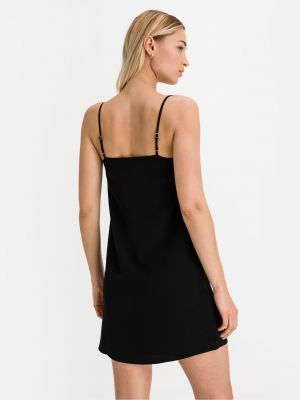 Džínsové šaty Calvin Klein čierna