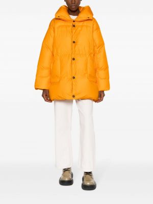 Oversized péřová bunda s knoflíky z peří Sofie D'hoore oranžová