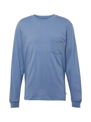 Tričko s dlhými rukávmi Gap modrá