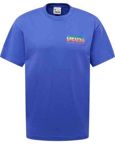 T-shirt à motif mélangé Deus Ex Machina bleu