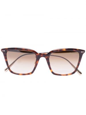 Oversized sluneční brýle Brunello Cucinelli hnědé