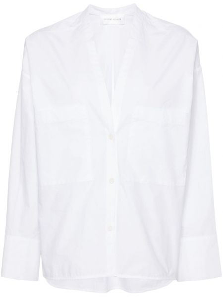 Βαμβακερό πουκάμισο Christian Wijnants λευκό