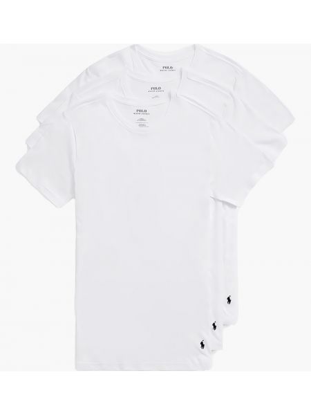 Класична футболка слім Ralph Lauren біла