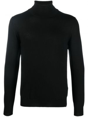 Volneni pulover Fay črna