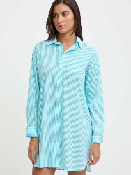 Spalna srajca Lauren Ralph Lauren modra