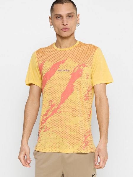 Koszulka Icebreaker żółta