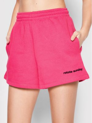 Sportske kratke hlače bootcut Rotate ružičasta