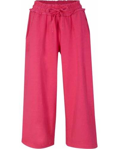 Pantaloni culottes Bonprix roz