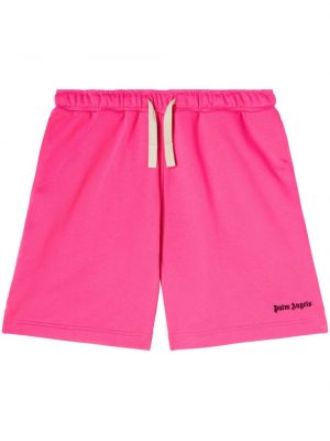 Shorts mit stickerei Palm Angels pink
