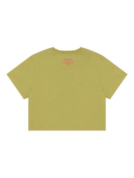 Kokvilnas t-krekls ar apdruku Aape By *a Bathing Ape® zaļš