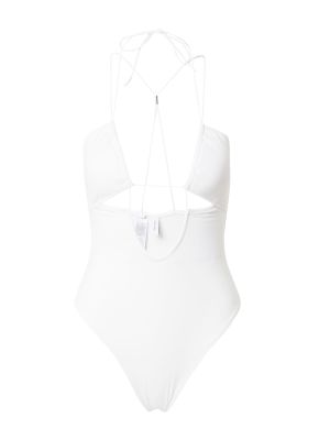 Jednodielne plavky Calvin Klein Swimwear biela