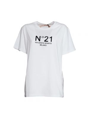 Biała koszulka N°21