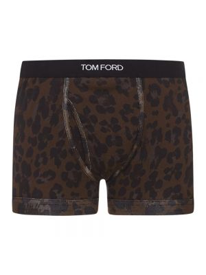 Unterhose mit leopardenmuster Tom Ford braun