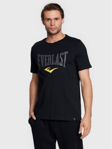 T-Shirt 807580-60 Czarny Regular Fit Everlast