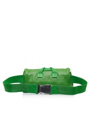Cinturón de cuero Bottega Veneta Vintage verde