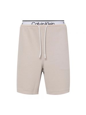 Beżowe spodenki sportowe Calvin Klein