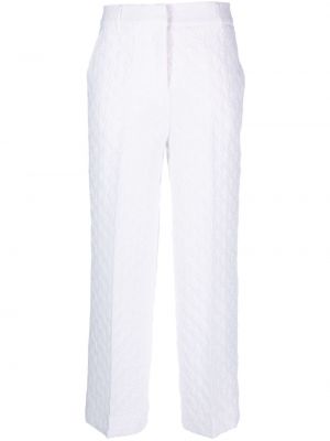 Rovné kalhoty Cecilie Bahnsen bílé