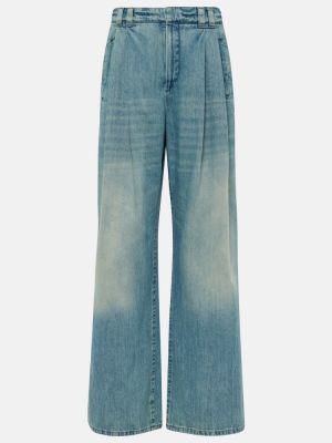 High waist jeans ausgestellt Brunello Cucinelli blau