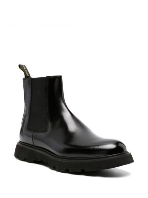 Chelsea boots en cuir vernis Doucal's noir