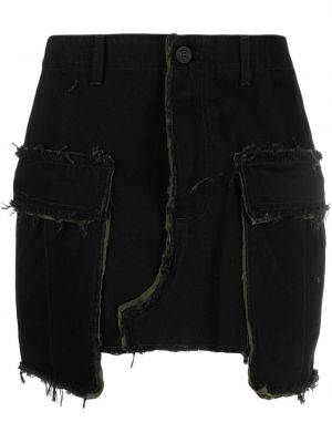 Spódnica jeansowa Heron Preston czarna