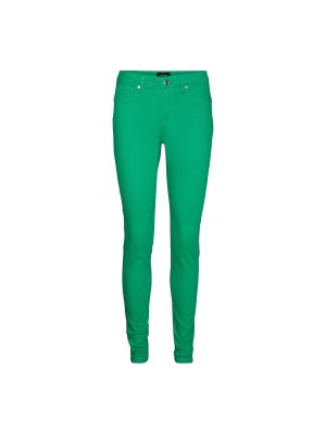 Pantalones slim fit Vero Moda verde