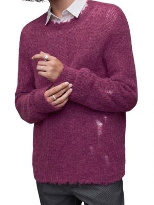 Sweter Allsaints różowy
