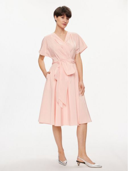 Φόρεμα σε στυλ πουκάμισο Weekend Max Mara ροζ