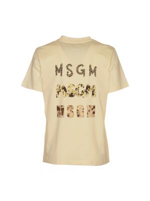 Koszulka Msgm beżowa