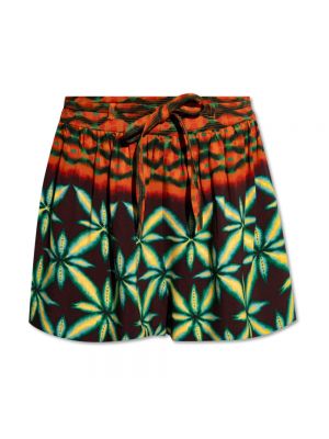 Shorts mit print Ulla Johnson grün
