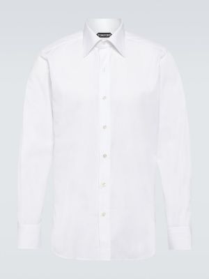 Bavlnená košeľa Tom Ford biela