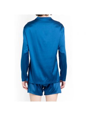 Pijama de seda Tom Ford azul