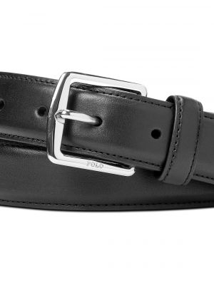 Классический кожаный ремень Polo Ralph Lauren черный