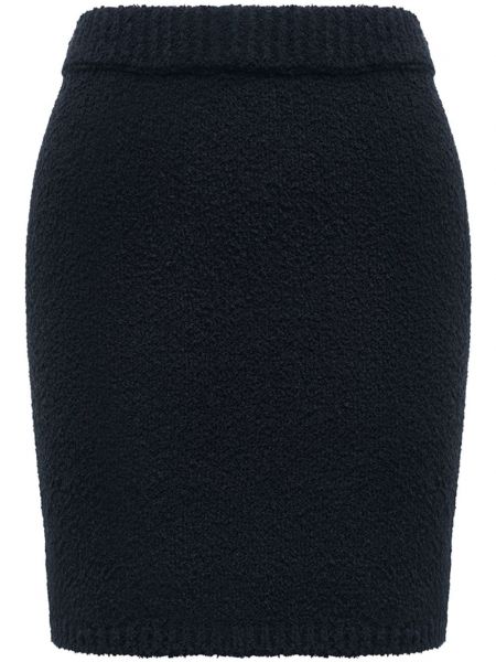 Pletena mini suknja 12 Storeez crna