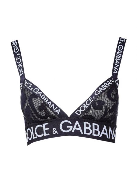 Top koronkowy Dolce And Gabbana czarny