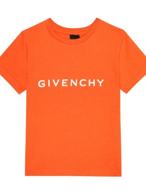 Bomull t-skjorte for jenter Givenchy Kids rød