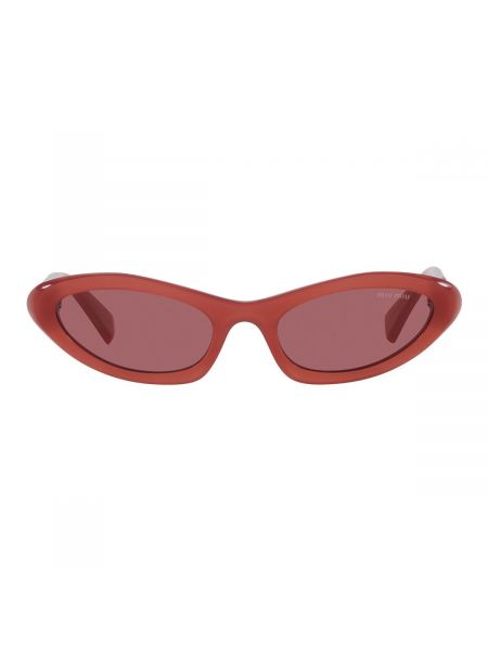 Okulary przeciwsłoneczne Miu Miu czerwone