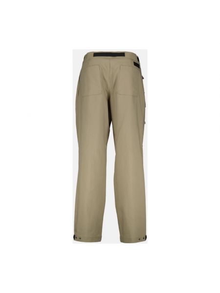 Pantalones rectos con cremallera con bolsillos Dior marrón
