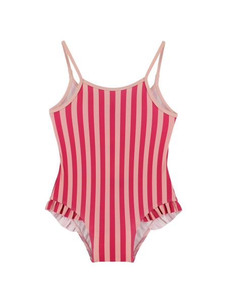 Stribet badedragt for piger Petit Bateau