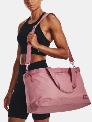 Sport cipzáras bevásárlótáska zsebes Under Armour - rózsaszín