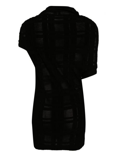 Asymetrický top Yohji Yamamoto černý