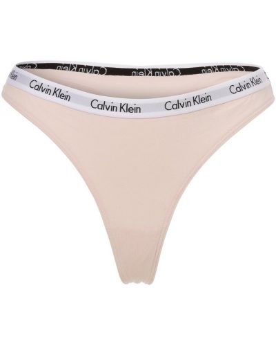 Różowe slipy Calvin Klein
