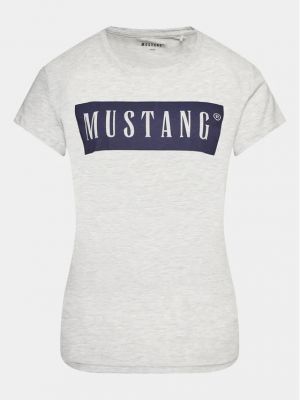 Tričko Mustang šedé