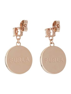 Прозрачна обеци от розово злато Furla
