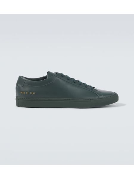 Deri sneaker Common Projects yeşil