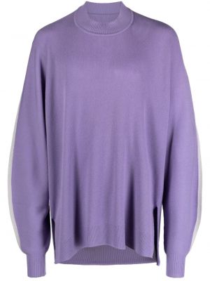 Vilnonis megztinis Homme Plissé Issey Miyake violetinė