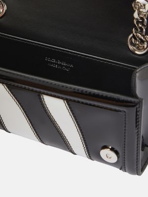 Kožená listová kabelka s potlačou so vzorom zebry Dolce&gabbana