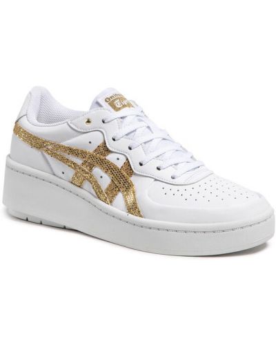 Sneakers a righe tigrate Onitsuka Tiger bianco