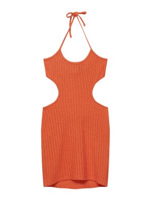 Mini šaty Pull&bear oranžová