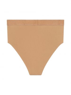 Pantalon culotte à imprimé Balenciaga marron