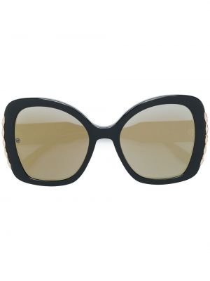 Elie Saab lunettes de soleil à monture oversize - Noir